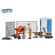 브루더 공사 현장 세트 피규어 포함 BR62008