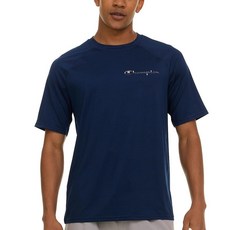 챔피온 남성용 반소매 UPF 50+ 래쉬가드 네이비 150391