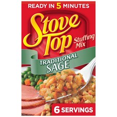 스토브 탑 전통 세이지 스터핑 믹스 (170.1g 상자) Stove Top Traditional Sage Stuffing Mix (6 oz Box), 170.1g, 1개