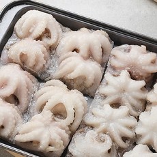 냉동 쭈꾸미 업소용 도매용 벌크 손질 주꾸미 볶음, 1박스, 2.4kg, 사이즈 :  6미