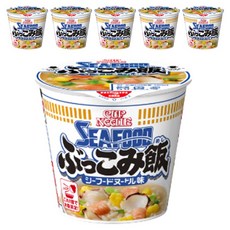 NISSIN 日清 Cup Noodle 海鮮 Bukkomi 飯粒海鮮麵, 6個, 79g