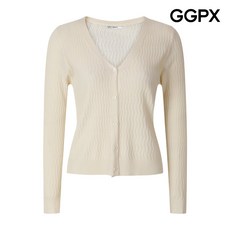 GGPX 지지피엑스 웨이브 짜임 쿨링 가디건 GQ4KG006F
