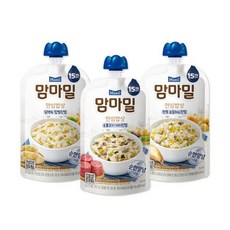매일 맘마밀 안심밥상 15개월 3종 140g 혼합구성 총 10팩 (소고기4+전복3+닭고기3), 1개