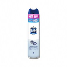 日本Kobayashi小林製藥 如廁後衛浴馬桶強效瞬間消臭噴霧280ml 無香味藍標, 1個, 280ml