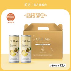 醋覓 鳳梨百香 純釀雙果醋氣泡飲, 1個