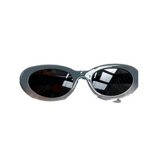 Aa.chic 復古橢圓貓眼墨鏡 修飾臉型 抗UV