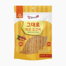 (2개묶음)참좋은간식 그대로 치즈 고구마 닭고기맛 스틱, 2개, 250g, 기타