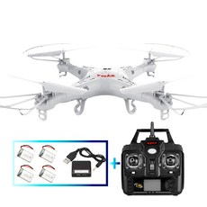 SYMA X5 입문용 어린이 초등학생 교육용 드론, 시마X5드론화이트+X5배터리4개+5구충전, 1개