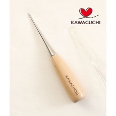 퀼트스타 [가와구찌] 우드 나무 송곳, 1개, 내추럴