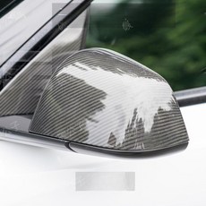 스포티지r사이드미러 보조사이드미러 자동차 백미러 커버 사이드 미러 와이드미러 사이드미러모터, 테슬라Model 3, 1개, 유광 접착식