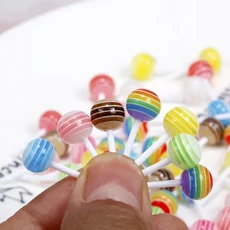 귀여운 소형 인형 집 슈퍼마켓 음식 간식 인형 주방 액세서리 용 미니 케이크 와인 음료, 24 20pcs