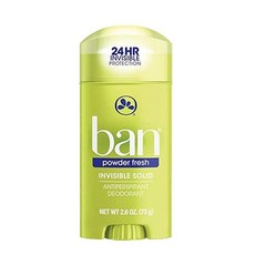 Ban 盼 止汗除臭體香劑, 1個, 體香膏73g-爽身粉香(藍)