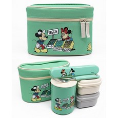 미키 그린월드 초경량 보온 도시락 560ml, 1개