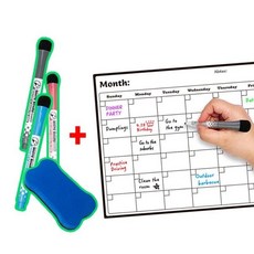 냉장고 주간 월간 계획표 보드 자석 칠판 시트지 세트 ord+54410ja, 본상품선택