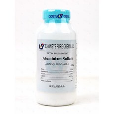 硫酸鋁 鋁17％ 試藥一級 500g Aluminum Sulfate, 1個