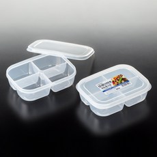 나까야 나눔 칸막이 밀폐용기 4칸, 1개, 단품