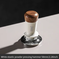 Bincoo Constant-Force Tamper 51/53/58mm Spring-Balanced Press Universal Tool Leveling Device, 01 빠른  Mainland, 02 58mm White