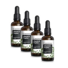 내추럴엘리먼츠 비타민A 드롭스 natural elements Vitamin A Drops Oil, 4개, 50ml