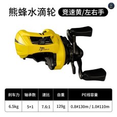 熊蜂水滴輪 隕石黑/左手, 熊蜂競速黃-左手【環形一體式磁體】, 熊蜂競速黃-左手【環形一體式磁體】