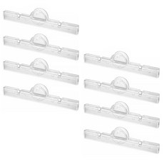 A4 서류 관리용 자석 서류집게 8개 세트, 투명