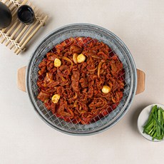 양념 오리주물럭 오리불고기 국내산 생오리 간장 양념육 캠핑용 밥반찬 오리고기 구이, 6개, 500g