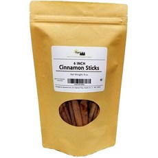SFL 카시아 통 계피 스틱 15.2cm - 건조 긴 스틱 SFL Cassia Whole Cinnamon Sticks 6 Inch - Dried Long Stick - Premi, 1개, 226.8g