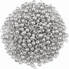 누름볼 (고정볼) 2mm / 2.5mm - 악세사리 부자재, 2.5mm 실버 200p, 1개