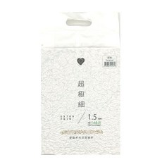 愛寵 1.5mm超極細豆腐貓砂, 1個, 原味6L（全家超取可3包), 6L, 原味