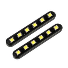 MOXI 오토바이 자동차 12v 5050 6구 싸이키 파박이 스트로브 LED, 흰색, 1개, H1