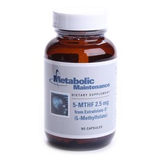 METABOLIC MAINTENANCE Metabolic Maintenance 5-MTHF 2.5mg膠囊, 1個, 90入