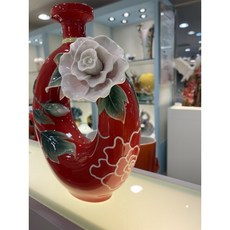 法藍瓷 FRANZ 福滿圓融芙蓉花瓷瓶