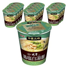 明星食品 中華三味雞鹽白湯杯麵, 12入
