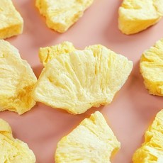 동결 건조 파인애플 크리스프 건조 파인애플 건조 파인애플 슬라이스 물에 담가둔 것 장식용 보존 과일 건조 과일 캐주얼 간식, 동결건조 파인애플 청크 168g5개 봉지 도매, 1개