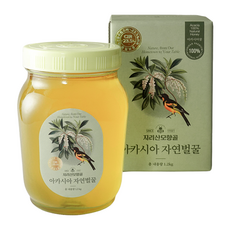 지리산모향골 국산 자연 병꿀, 아카시아꿀 1.2kg