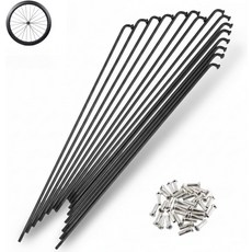 산악 자전거 로드 바이크 전기 700C 휠을 위한 36Pcs 14G J-벤드 스테인리스 스틸 스포크 256-305mm 니플 포함, J-Bend 283mm