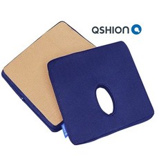 QSHION透氣舒壓中空坐墊 產後椅墊 座墊 中空墊 痔瘡坐墊, 1個