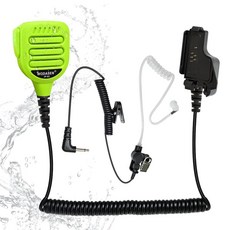 WODASEN IP65 Waterproof Walkie Talkie Speaker Mic Heavy Duty Remote Radio Microphone Shoulder Hand