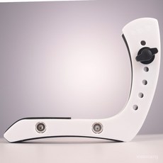 기타 무릎 거치대 일렉트릭기타 안장 지지대 기타안장 받침대 경량 고정 서포터, 1개, B. 화이트 × 1개, 12. 하얀색