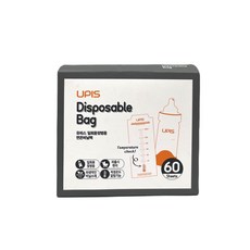 유피스 일회용 젖병용 변온비닐백 250ml, 1박스, 60개입