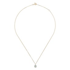 파스칼몽부아쟁 오르소 9K 옐로 골드 다이아몬드 아쿠아마린 네크리스