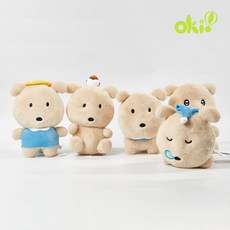 오키오 깜자 소심한 아기 댕댕이 깜자 인형, 1개, 쿨쿨, 25cm