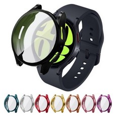 어프리비 갤럭시 워치7 울트라 풀커버 보호 케이스 40mm 44mm 47mm, 실버, 1개
