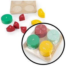 하이판다 원목퍼즐 분수퍼즐 유아 아기 퍼즐 원목교구, 10피스, 1개