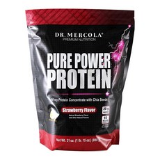 DR. MERCOLA 高蛋白粉, 草莓, 880克, 1入