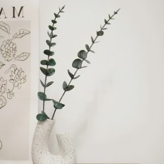 조화유칼립투스 인테리어 인공 식물 조화 리스 장식품 플랜트 센터 피스 식물원 자연 소품, 본상품