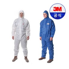 3M 보호복 4515 안전보호복(Blue White), 4515 블루
