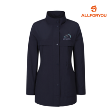 올포유 올포유 여성 자수 포인트 중기장 사파리 점퍼 ALFRM2311-915