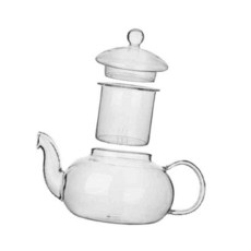 유리 티포트 우리기, 투명, 1개, 700ml
