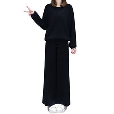 기타브랜드 [로즈엘리][상하세트] 간절기 여성 캐주얼 긴팔+긴바지 투피스