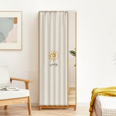 가리개커튼 거울 도어 가림막 현관